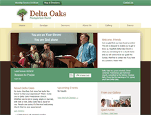 Tablet Screenshot of deltaoaks.org